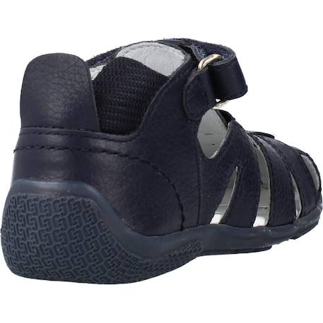 Sandale bébé cuir ground Bleu 800 3 - vertbaudet enfant 