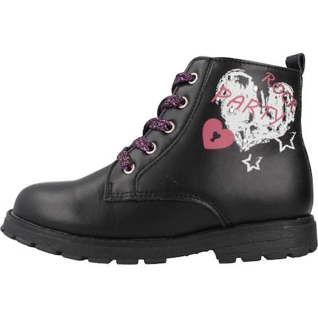 Botte bébé synthétique cibry Argent+Noir 8 - vertbaudet enfant 
