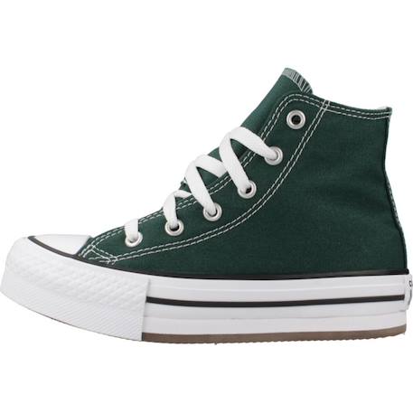 Baskets enfant garçon en textile Vert+Vert green 2 - vertbaudet enfant 