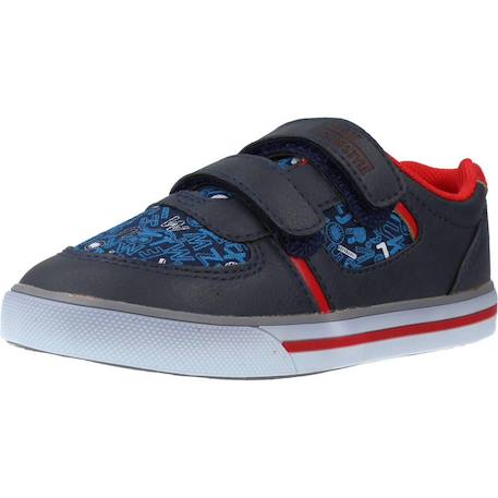 Basket bébé synthétique frederic Bleu 820+Noir 800 4 - vertbaudet enfant 