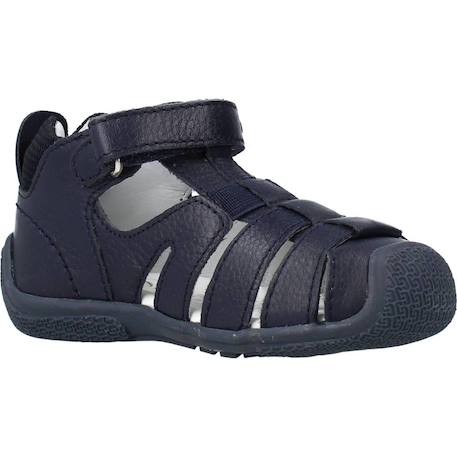 Sandale bébé cuir ground Bleu 800 5 - vertbaudet enfant 