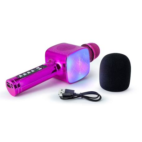 Micro karaoké avec effets lumineux Blanc+Bleu / Noir+Bleu / Rose 15 - vertbaudet enfant 