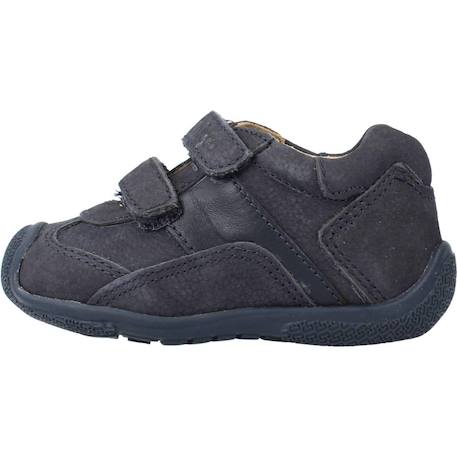 Derby bébé cuir garmish Bleu 800 2 - vertbaudet enfant 