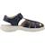Sandale enfant cuir bintan Bleu 1 - vertbaudet enfant 