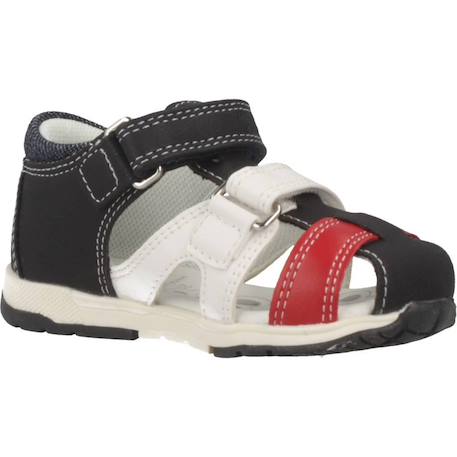 Sandale bébé textile gabriel Bleu 800+Noir 040 5 - vertbaudet enfant 