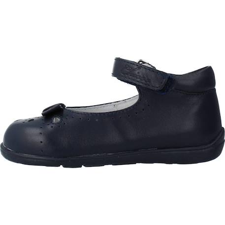 Derby bébé cuir gavy Blanc 300+Bleu 800 8 - vertbaudet enfant 