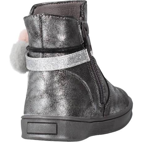 Botte bébé synthétique felicita Gris+Marron 3 - vertbaudet enfant 