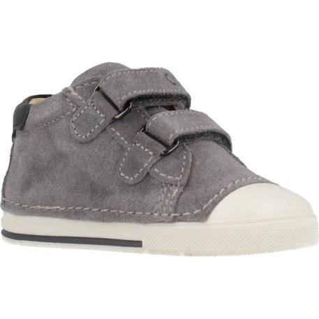 Basket bébé cuir Bleu 800+Gris 950 11 - vertbaudet enfant 