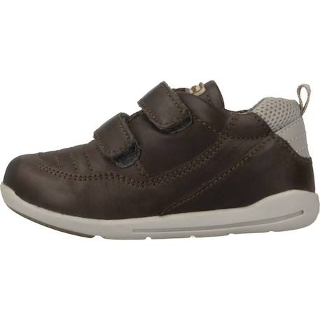 Derby bébé cuir g11 Bleu 800+Marron 950 8 - vertbaudet enfant 