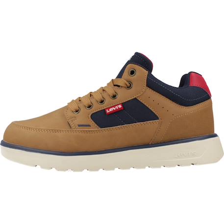 Basket enfant synthétique montana Brun et marine+Marron et marine 2 - vertbaudet enfant 