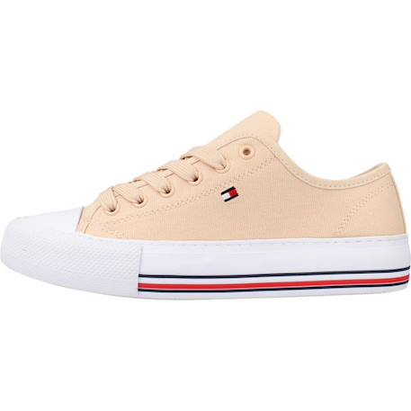 Baskets enfant fille en textile Beige 2 - vertbaudet enfant 