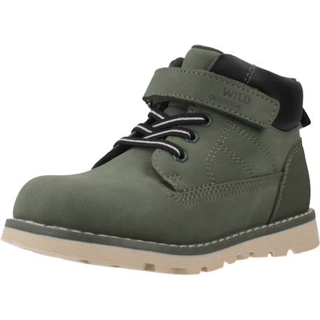 Botte enfant synthétique fabio Marron 450+Vert 650 10 - vertbaudet enfant 