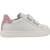 Basket enfant cuir inialos Blanc 1 - vertbaudet enfant 