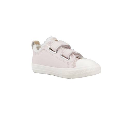 Baskets bébé fille en cuir Rose naturel 5 - vertbaudet enfant 