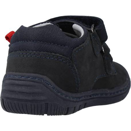 Derby bébé cuir danny Bleu 800+Brun clair 260+Marron 460 3 - vertbaudet enfant 