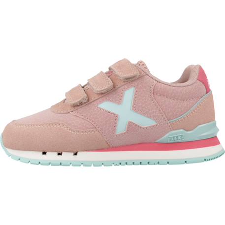 Basket enfant synthétique synthétique dash kid vco Rose 168 2 - vertbaudet enfant 