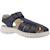 Sandale enfant cuir bintan Bleu 5 - vertbaudet enfant 