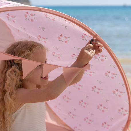 Tente de plage enfant pliante polyester Bleu+Rose 8 - vertbaudet enfant 