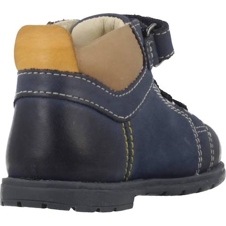 Botte bébé cuir gorix Bleu 800+Marron 460 3 - vertbaudet enfant 