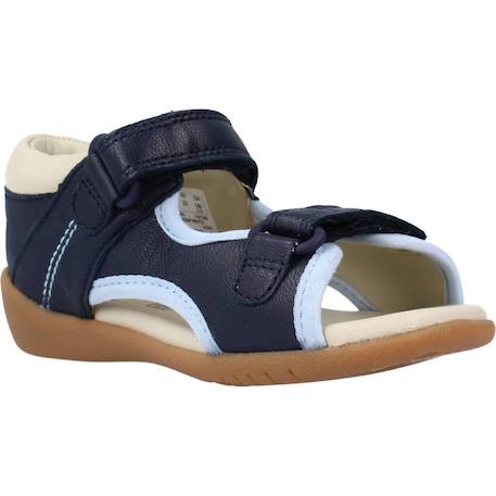 Sandale bébé cuir cuir zora spirit t Bleu navy 5 - vertbaudet enfant 