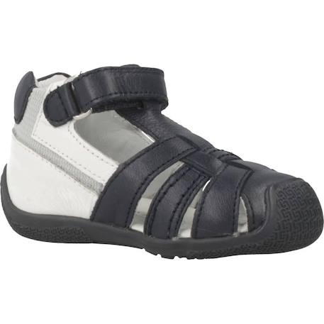 Sandale bébé cuir gianpiero Bleu 800 5 - vertbaudet enfant 