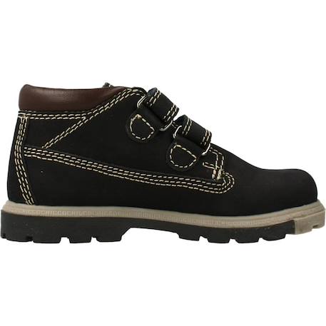 Botte enfant cuir Brun clair 260+Noir 800 7 - vertbaudet enfant 