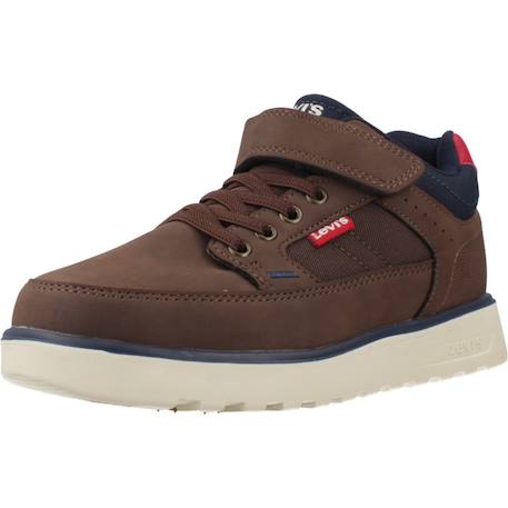 Basket enfant synthétique montana Brun et marine+Marron et marine 10 - vertbaudet enfant 