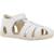 Sandale enfant cuir Blanc 5 - vertbaudet enfant 