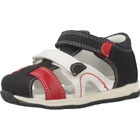 Sandale bébé textile gabriel Bleu 800+Noir 040 4 - vertbaudet enfant 