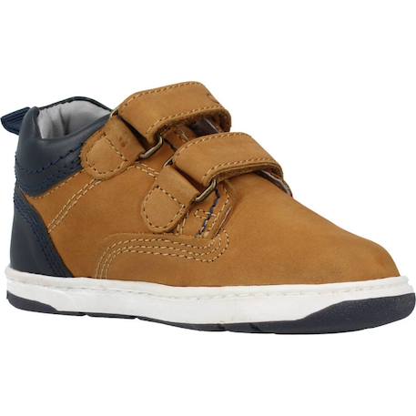 Botte bébé cuir Bleu 800+Marron 260 11 - vertbaudet enfant 