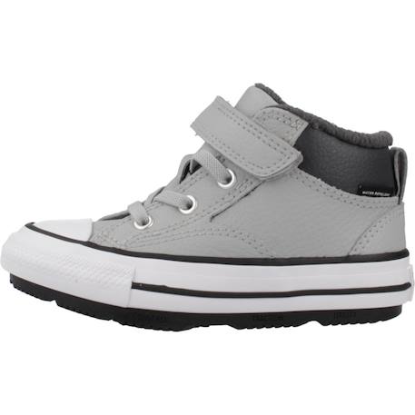 Baskets bébé garçon en cuir Gris 2 - vertbaudet enfant 