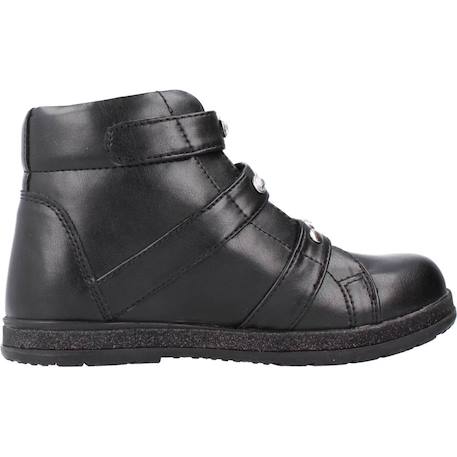 Botte enfant cuir catia Noir 1 - vertbaudet enfant 