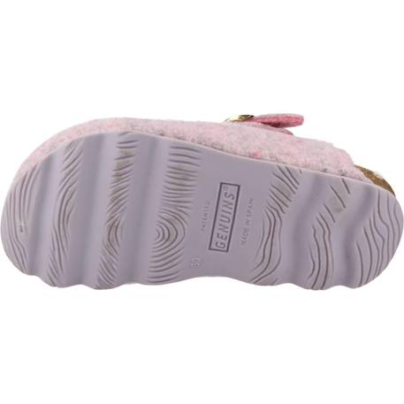 Chausson enfant textile s leya Rose mauve 6 - vertbaudet enfant 