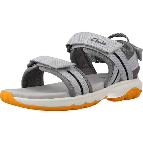 Sandale enfant textile textile expo sea k Gris grey 4 - vertbaudet enfant 