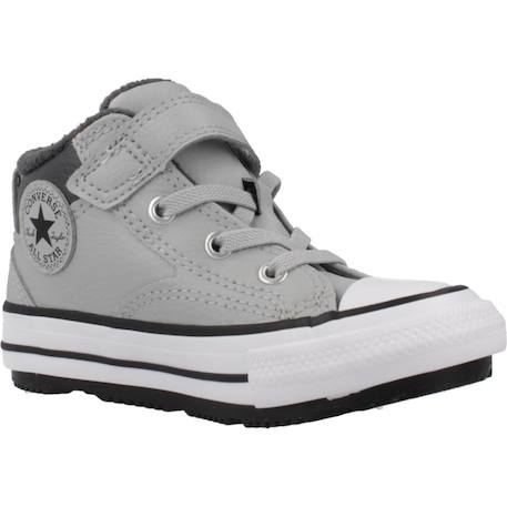 Baskets bébé garçon en cuir Gris 5 - vertbaudet enfant 