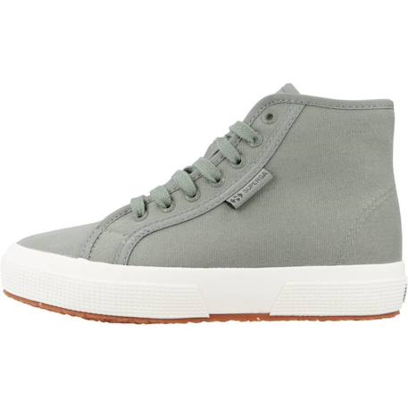 Basket enfant textile s21415w Vert et gris 2 - vertbaudet enfant 