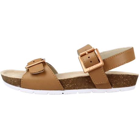 Sandale enfant cuir cuir river sand k Brun clair tan 2 - vertbaudet enfant 