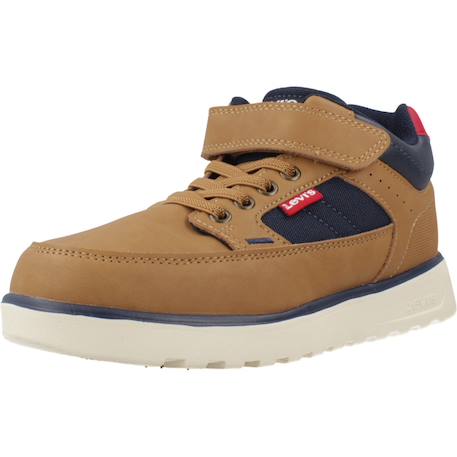 Basket enfant synthétique montana Brun et marine+Marron et marine 4 - vertbaudet enfant 