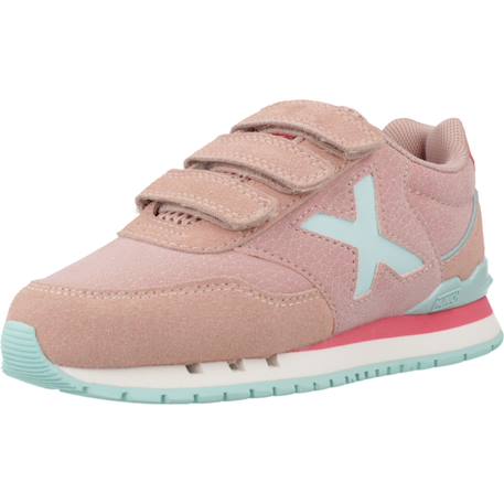 Basket enfant synthétique synthétique dash kid vco Rose 168 4 - vertbaudet enfant 