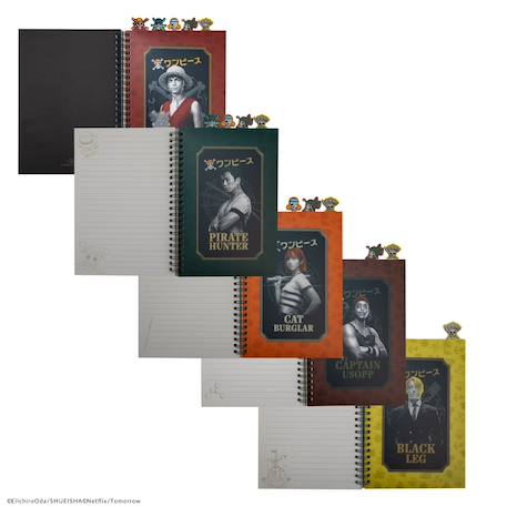 Carnet à onglets pirates du chapeau de paille - one piece Noir 3 - vertbaudet enfant 