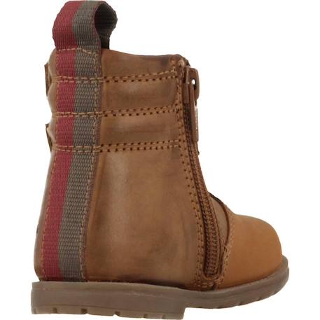 Botte bébé cuir ginko Marron 3 - vertbaudet enfant 
