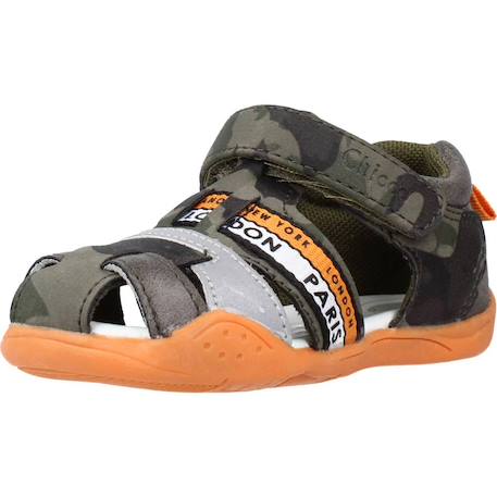 Sandale bébé cuir gunter Vert 650 4 - vertbaudet enfant 