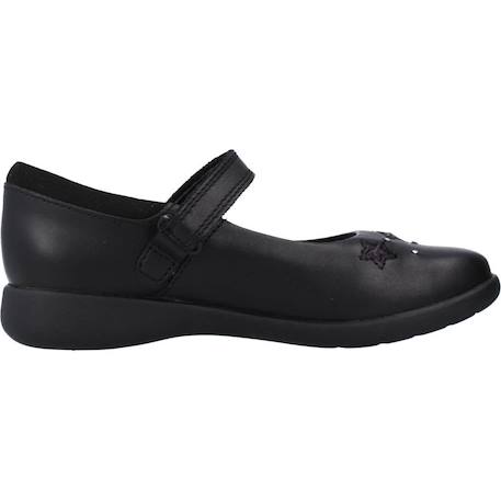 Derby enfant cuir cuir etch bright k Noir black 1 - vertbaudet enfant 