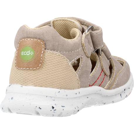 Sandale bébé textile glen Beige 360+Bleu 800 3 - vertbaudet enfant 