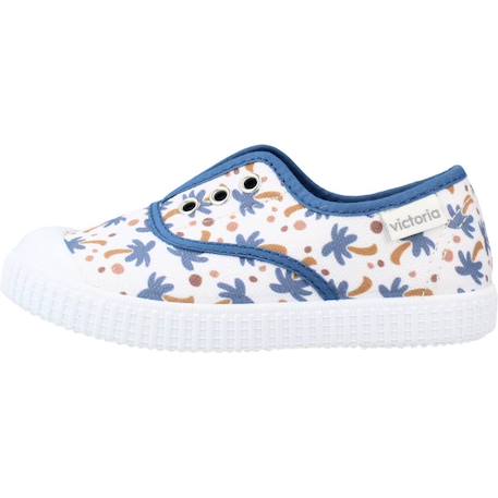 Basket bébé textile textile Bleu jean 2 - vertbaudet enfant 