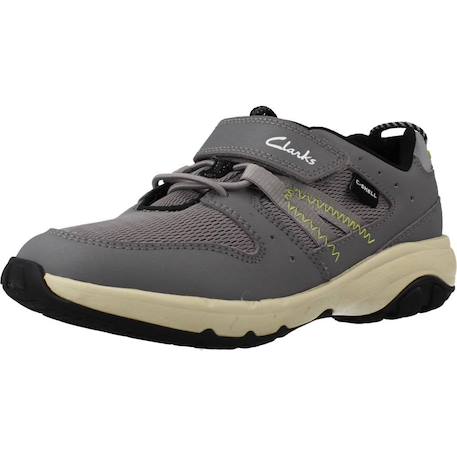Basket enfant cuir cuir rock trek k Gris grey 4 - vertbaudet enfant 