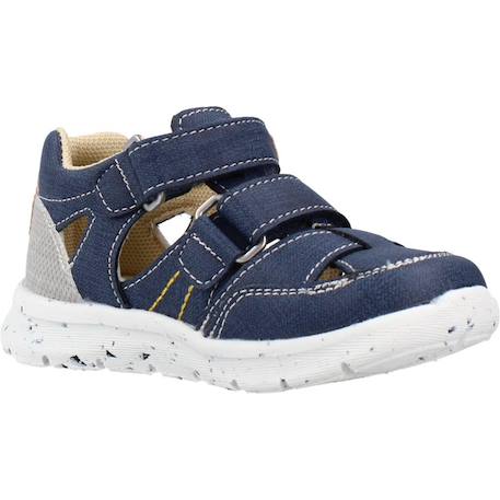 Sandale bébé textile glen Beige 360+Bleu 800 11 - vertbaudet enfant 