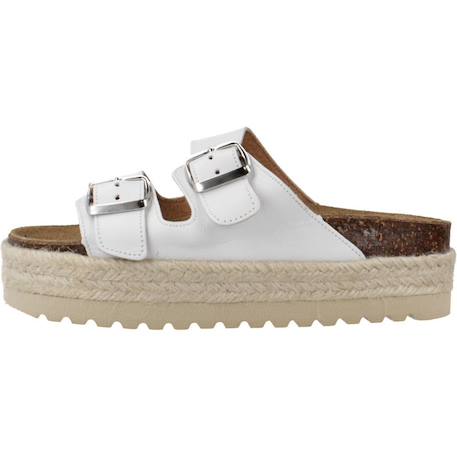 Sandale enfant cuir s eva Beige+Blanc+Gris methanol+Rose antique 8 - vertbaudet enfant 
