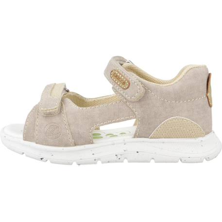 Sandale bébé synthétique golden Beige 360+Bleu 800 2 - vertbaudet enfant 