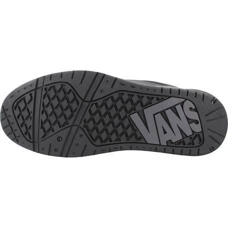 Baskets enfant garçon en cuir Noir 6 - vertbaudet enfant 